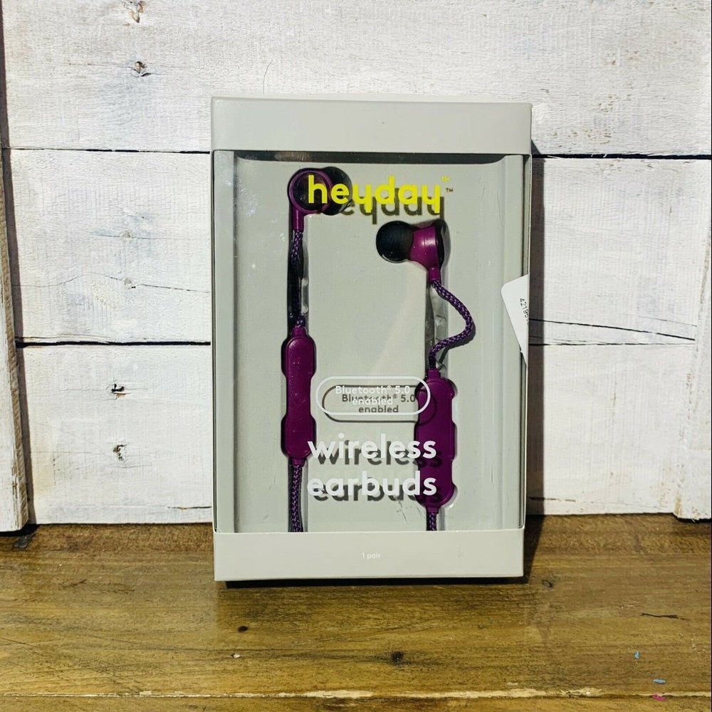 Heyday Wireless Earbuds,  Bluetooth Enabled - New